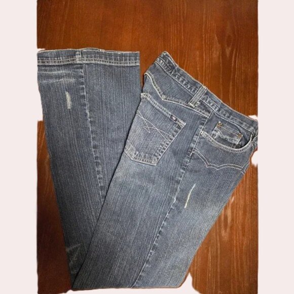 Vintage Cruel Girl western midrise boot cut jeans size 9 long - Picture 1 of 4